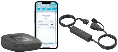 Produktbild von HOMEMATIC IP Schalt-Mess-Kabel + Access Point 2, anthrazit
