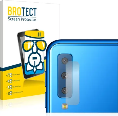 Produktbild von BROTECT Schutzglas für Samsung Galaxy A7 2018 (NUR Kameraschutz) Schutzfolie Panzer Folie Glas Display Schutz klar