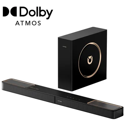 Image de ULTIMEA Barre de son 3.1.2 canaux avec Dolby Atmos, système surround pour téléviseur avec subwoofer 5,25 pouces, Bluetooth 5.4, HDMI eARC, 300W