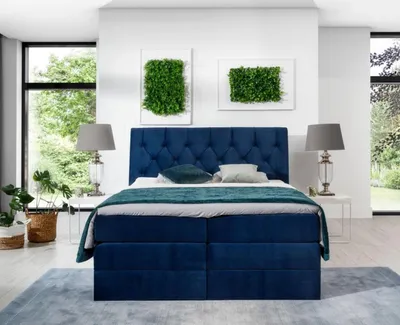 Obrázok produktu pre Nábytok moderné postele Čalúnený rám postele Spálňa Design 180x200