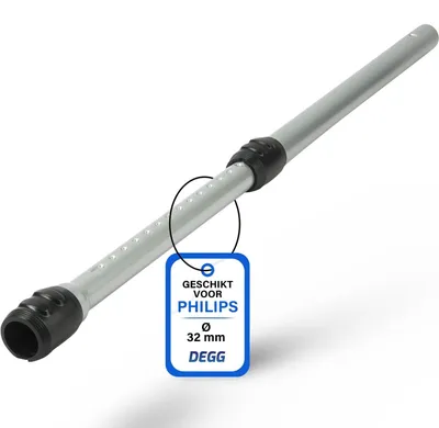 Teleskop-Staubsaugerrohr 32 mm, verstellbar, für Philips