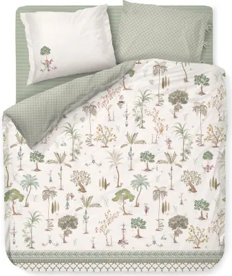 Produktbild von Pip Studio Giardini di Frutta Bettwäsche-Garnitur Farbe White Größe 200x200+2x80x80