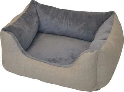 Produktbild von Hundebett / Katzenbett Gr. 70 x 60 cm , Fb. soft gray , Hundekorb / Katzenkorb