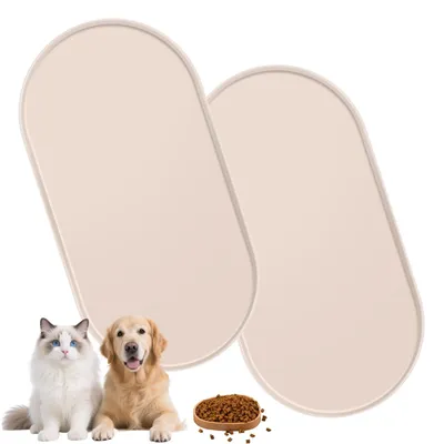 Image de Tapis de cuisson en silicone pour chiens, avec bord