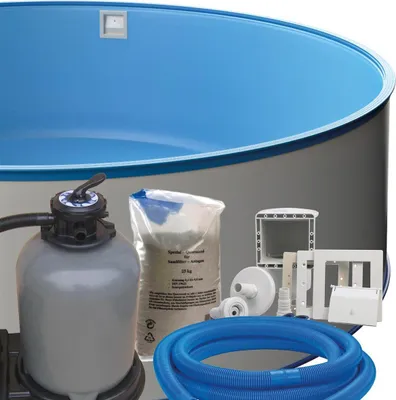 Produktbild von Rundpool-Set exklusiv Ø 5,00 x 1,20 m