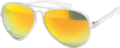 Produktbild von Gil Damen Sonnenbrille Runde Designer 80er Piloten Urlaub Sommer Strand Brille 30419 Rot Weiß