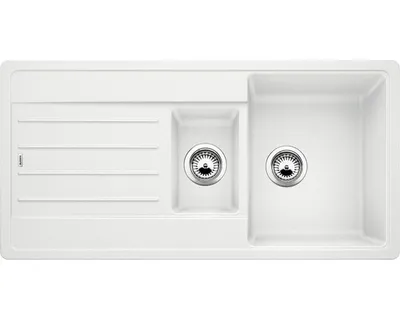 Zdjęcie produktu dla Zlewozmywak granitowy Blanco LEGRA 6 500 x 1000 mm biały 522209