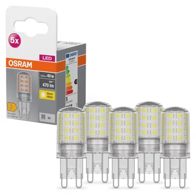 Obrázok produktu pre Osram 4058075758087 LED žiarovka Teplá biela 2700 K 4,2 W G9 E
