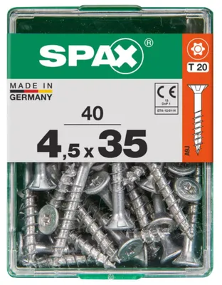 Produktbild von Spax Universalschrauben 4.5 x 35 mm TX 20 - 40 Stk.