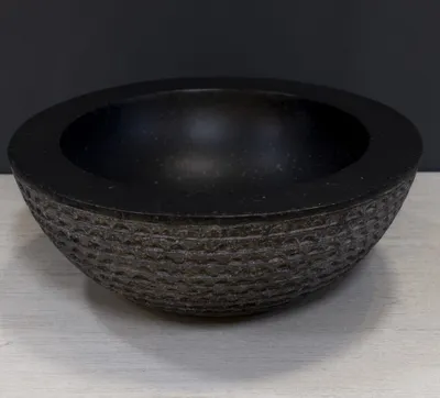 Produktbild von Teako Design Aufsatzwaschbecken Galba Terrazzo rund Ø 40 cm