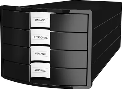 Produktbild von HAN Schubladenbox Impuls DINA4 sw 663395