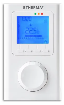 Immagine prodotto di Etherma ET-14A Termostato ambiente wireless Display LCD Montaggio a parete 40595