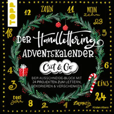 Produktbild von Der Handlettering-Adventskalender - Cut & Go