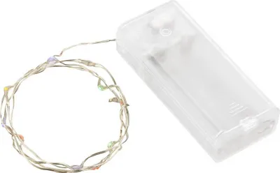 Produktbild von Lex Light Micro LED Lichterkette Batterie 0,45m 10 LEDs bunt innen Draht
