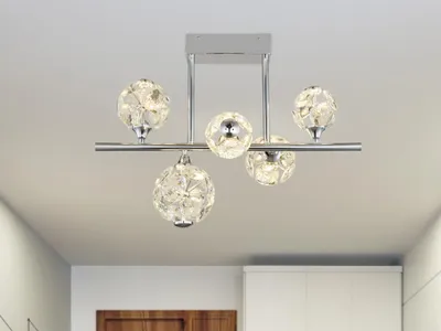 Produktbild von Globo Lighting Deckenleuchte Metall verchromt, LED