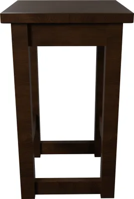 Obrázek produktu pro Rustikální 60 cm | Ořech Teak Stool Seat Stool Dřevěná stolička Květinová stolička Side Table Deco