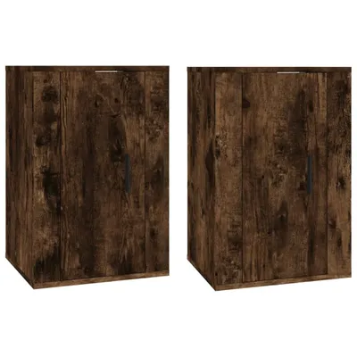 Produktbild von vidaXL TV-Wandschränke 2 Stk. Räuchereiche 40x34,5x60 cm
