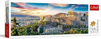 Immagine prodotto di TREFL Puzzle panoramico dell'Acropoli, Atene 500 pezzi