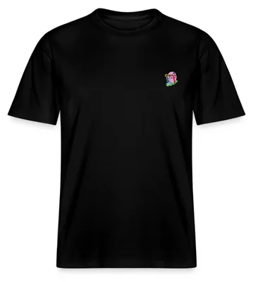 Produktbild von Spreadshirt SpongeBob Schwammkopf Gary Stick-Motiv Relaxed Fit Uni T-Shirt, L, Schwarz