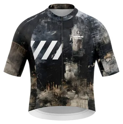 Produktbild von VeloNuts Herren Radtrikot, Urban Camo, Asphalt Echo, 4XL