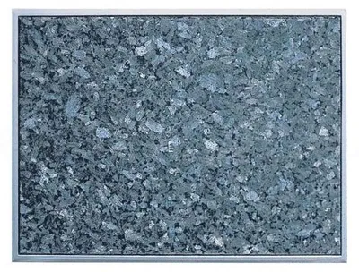 Image de Plan de travail encastré en granit Blue Pearl avec plateau en acier inoxydable 510 x 325 x 10 mm