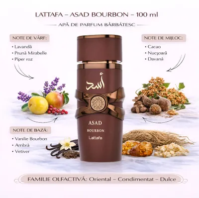 Produktbild von Lattafa Asad Bourbon Eau de Parfum für Herren 100 ml