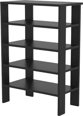 Produktbild von Coemo Schuhregal Charlie Standregal Bücherregal Schwarz