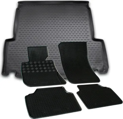 Produktbild von Gummi Kofferraumwanne + Fußmatten Set für 3er BMW E91 Touring, Bj. 9/2005-8/2012