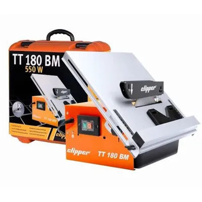 Obrázok produktu pre Rezací stroj na dlaždice TT 180 BM 12mm stôl-L395xW385mm max.180mm 550 W