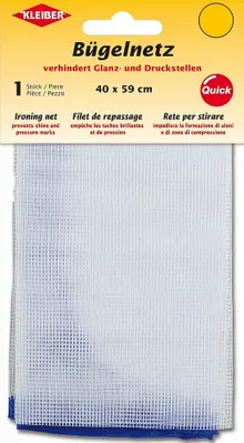 Produktbild von KLEIBER Bügelnetz 400 x 590 mm weiß