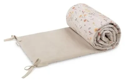 Zdjęcie produktu dla Ochraniacz Do Łóżeczka Velvet Bloom Beige - Sensillo