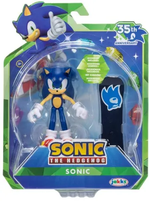 Produktbild von Sonic Articulated 10 Cm Wave 24 Sonic Figur Blau Blau One Size