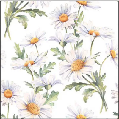 Produktbild von Ambiente Serviette schöne Gänseblümchen 25cm