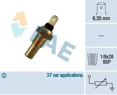 Obrázok produktu pre Snímač teploty chladiacej kvapaliny FAE 31630