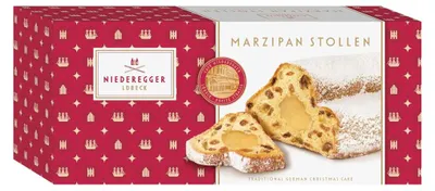 Zdjęcie produktu dla Niederegger Marzipan Stollen Christmas Stollen z marcepanem opakowanie 750g