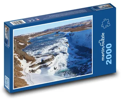 Obrázek produktu pro Puzzle 2000 Gullfoss - vodopád na řece - martinpuzzle