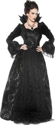 Produktbild von Vampiress Königin - Gothic Halloween Kostüm Damen Größe: S