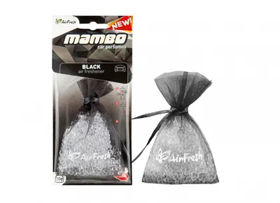Produktbild von Autoduft Airfresh Mambo Schwarze Tasche