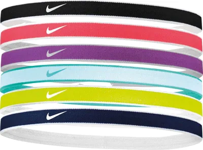 Produktbild von Nike swoosh stirnbänder 6-pack-weiß-schwarz-weiß