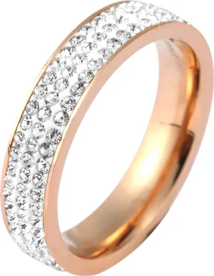 Produktbild von Akzent Damen-Ring aus Edelstahl