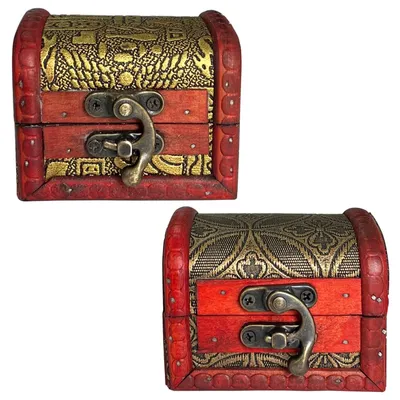 Image de Deux petites boîtes en bois pour bijoux