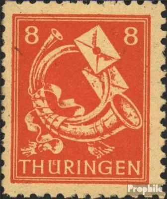 Produktbild von Briefmarken Sowjetische Zone (All.Bes.) 1945 Mi 96A X gestempelt Thüringen
