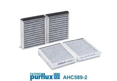 Produktbild von PURFLUX AHC589-2 Aktivkohle Innenraumfilter Pollenfilter für MAZDA 323 F VI (BJ) PREMACY (CP) 626 V Hatchback (GF) FAMILIA V (BA) 626 V (GF)