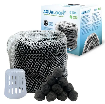 Obrázek produktu pro Lebula filtrační kuličky Aqualoon Black náhrada kartušových filtrů do jacuzzi/spa s aktivním uhlím