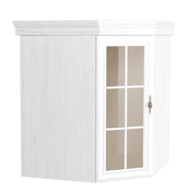 Produktbild von Tkmoebel KNN 1 Eckaufsatz Vitrine mit 1 Tür und Regal Andersen kiefer