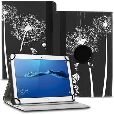Produktbild von Tablet Hülle für Huawei Mediapad T1 T2 T3 T5 10 Tasche Schutzhülle 360 DrehbarFarben:Motiv 12