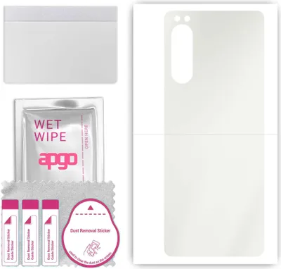Produktbild von apgo Rückseite Schutzfolie, Matt, kompatibel mit Sony Xperia 5 II XQ-AS42, Hinten Hydrogel-Displayschutzfolie mit Positionierhilfe, kratzfest, einfache Montage