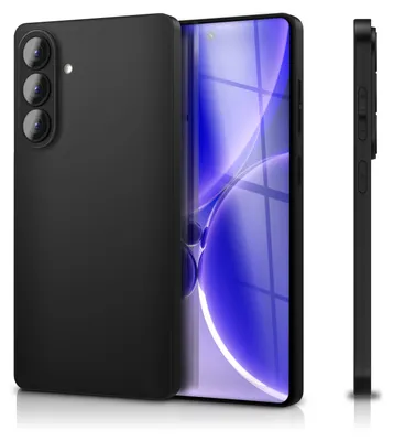 Image de Coque rigide NALIA Ultra Slim pour Samsung Galaxy S26 – Finition mate et épaisseur de 0,3 mm – Coque fine et protection intégrale de l'appareil photo – Marque berlinoise – Noir opaque