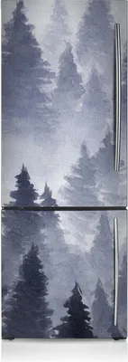 Produktbild von Kühlschrankmagne Kühlschrank Aufkleber Magnetfolie Dekoration 60x205 cm - Waldwald