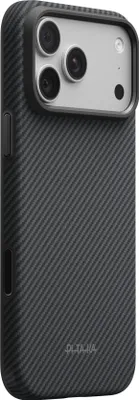 Produktbild von Handyhülle für iPhone 18 Pro Max / 17 Pro Max, Pitaka Summa Case, Schwarz-Grau mit Polyamid